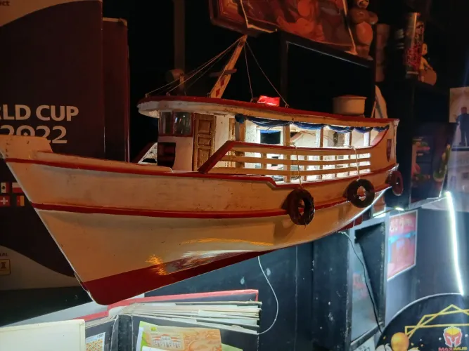 Replica perfeita Barco de madeira Cedro artesanal