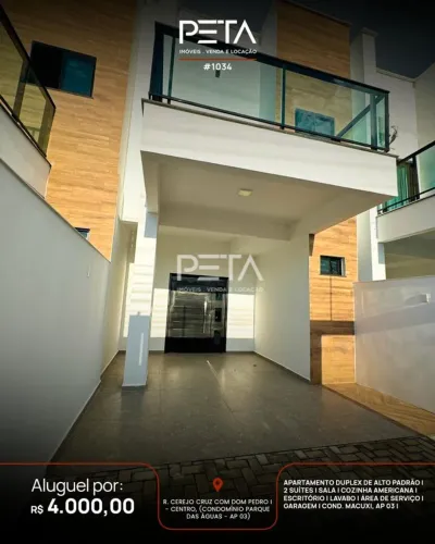 Duplex com 2 Suítes, Centro - Boa Vista