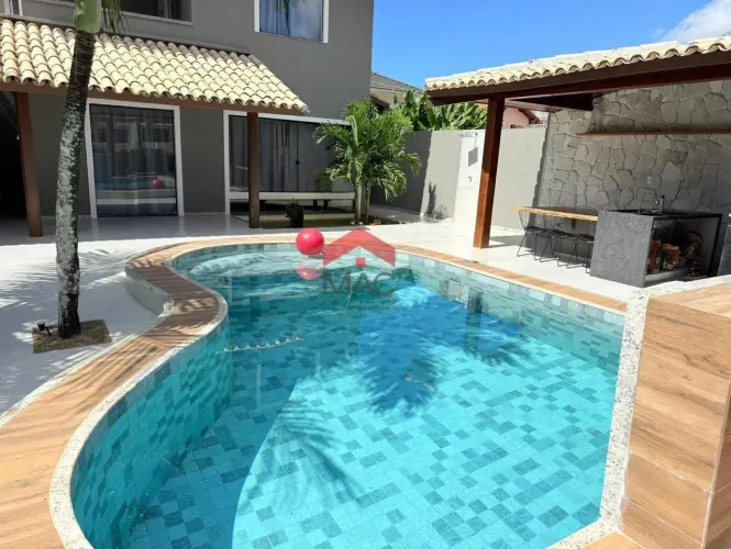 Casa para Venda em Camaçari, Busca Vida (Abrantes), 4 dormitórios, 2 suítes, 5 banheiros, 