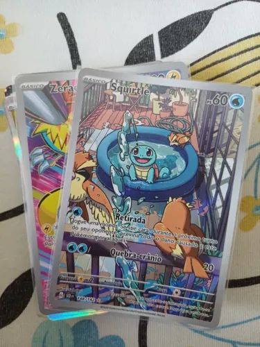 Arte especial squirtle + zeraora