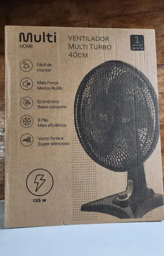 Ventilador novo na caixa