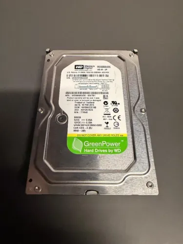 HD Interno Western Digital Green 500GB Sata III 3.5" (WD5000AVDS)