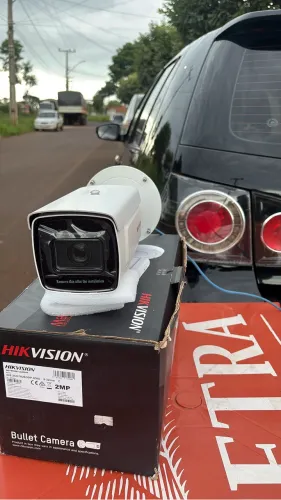 Câmera ip Hickvision Lpr específica pra detecção de placas e pessoas com IA