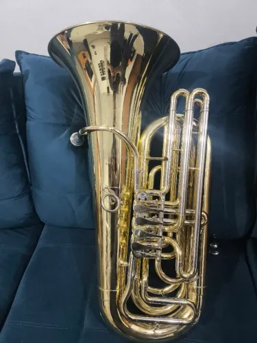 Tuba Jupiter JCB-778 si bemol - 4 rotores - totalmente revisada (Exclusiva)