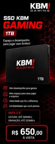 SSD Sata KBM! Gaming 1TB