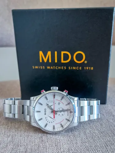 Relógio Mido Multifort Chronograph, Retrograde COMPLETO (Caixa e Manual)