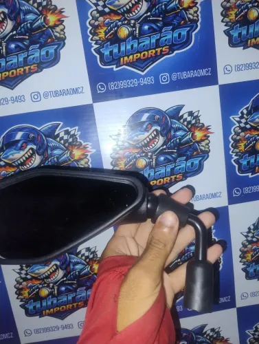 Retrovisor z400 haste curta rebaixado 