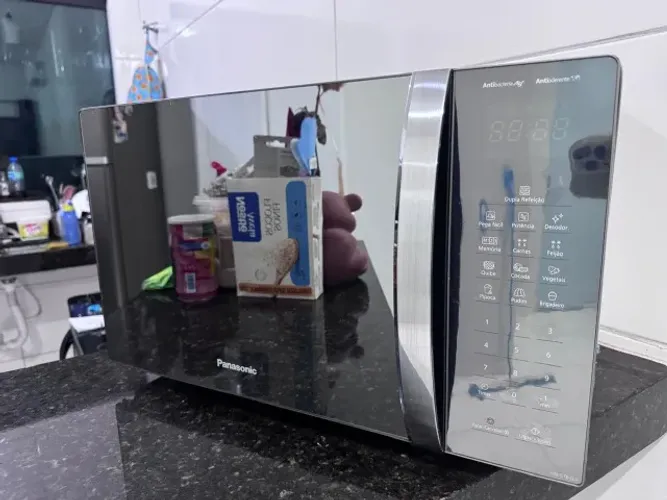Micro-ondas Panasonic 34L Espelhado Inverter - Lindo, Grande e Super Conservado