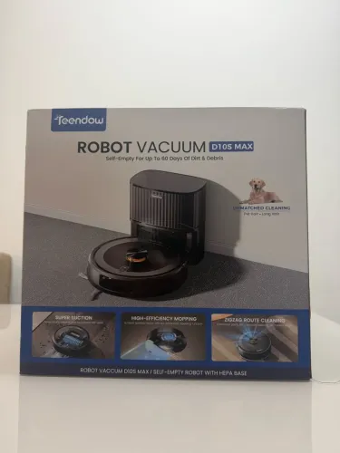 Robô Aspirador de Pó e Passa Pano Robot Vacuum D1OS Max - TEENDOW