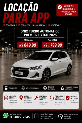 Locação aluguel aluga motorista aplicativo app Uber 599,00 X Black Corolla Hybrid