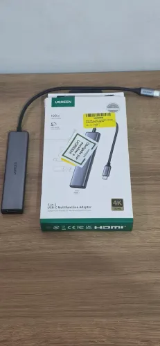 Hub USB-C Ugreen 5 em 1 - 4K HDMI, 100W PD - Novo na Caixa