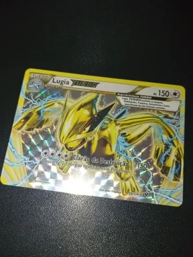 Carta Pokémon Lugia TURBO 2016 em Perfeito Estado
