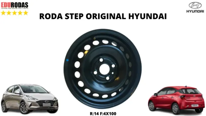 Roda Ferro + Pneu Hyundai Hb20 Original