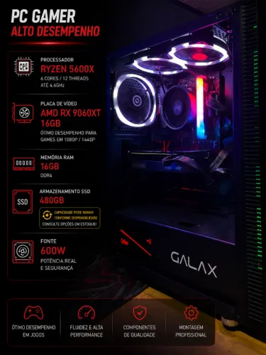 PC Gamer Rei do QHD CORRE!
