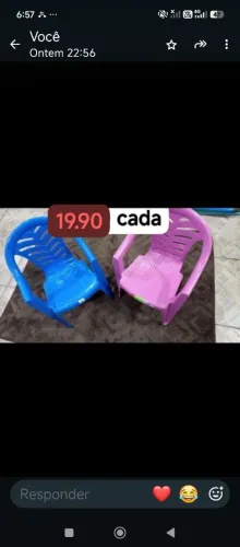 Cadeira infantil c braço 