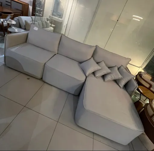 Sofá Chaise Buzios 2,60m de Largura D28 Entrega Rápida
