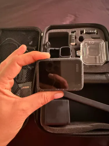 GoPro HERO 12 Black + acessórios + 2 Baterias + cartão de memória 128GB + Case