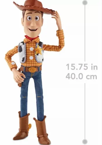 Figura De Ação Interativa Do Woody De Toy Story 5 Da Disney
