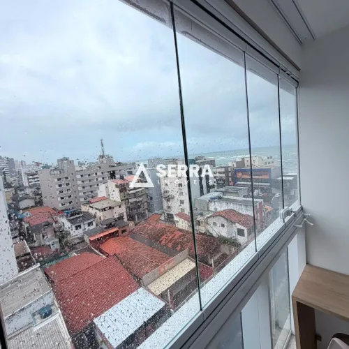 Pituba | Studio Mobiliado | 22m² | Vista Mar | Total Conforto e Segurança