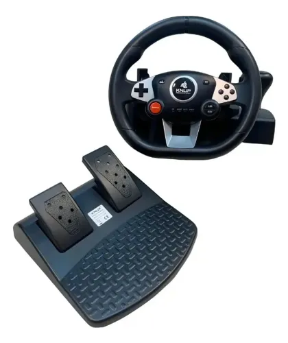 Volante Game Ps3 Ps4 Xbox One 360 Nintendo Switch Android Pc Cor Preto