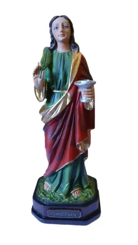 Imagem Santa Luzia - 20 cm (resina)