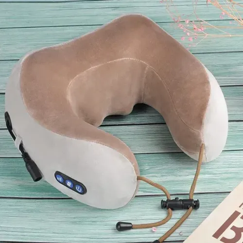 Almofada Massageadora Pescoço Lombar Recarregável