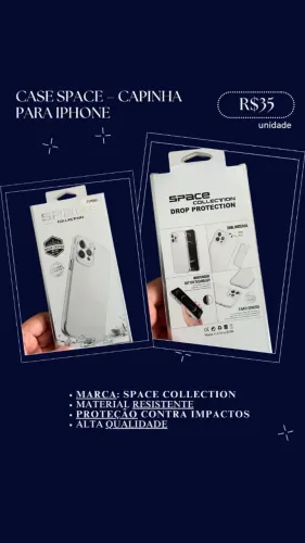 CASE SPACE - Capa para IPHONE