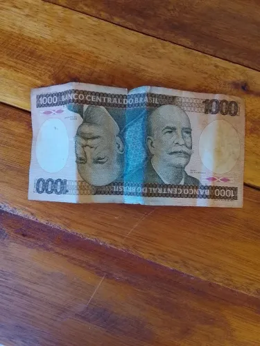 Nota antiga para colecionador