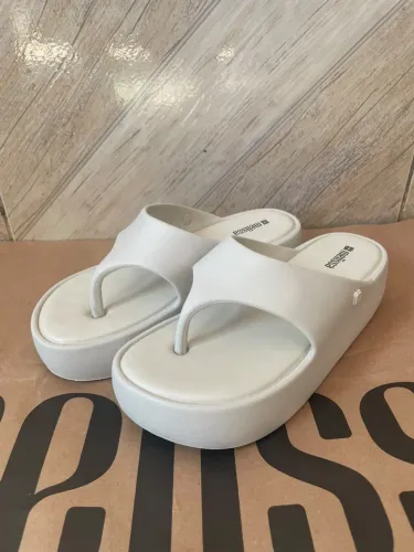 Tamanco Melissa Free Plat Bege Claro - Tamanho 38