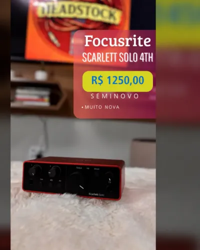 Focusrite Scarlett Solo 4th Gen