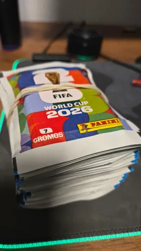 Kit 50 envelopes de figurinhas copa do mundo 2026 panini