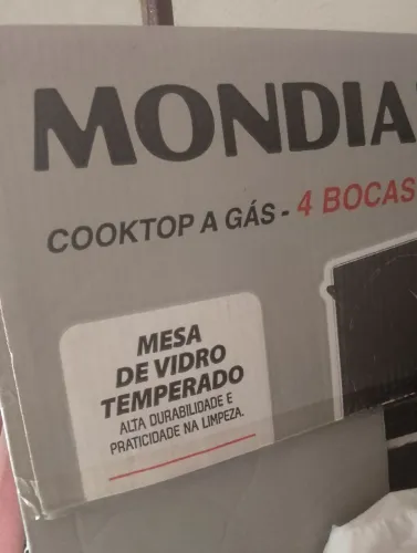 Cooktop Mondial 4 bocas acendimento automático