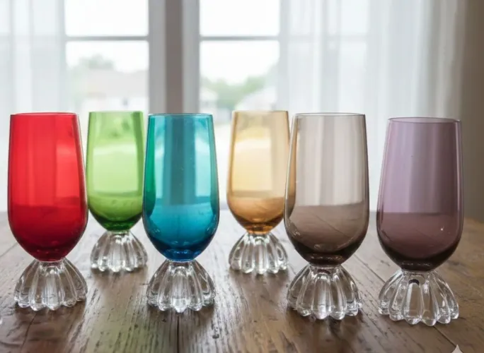 Conjunto 6 taças vintage