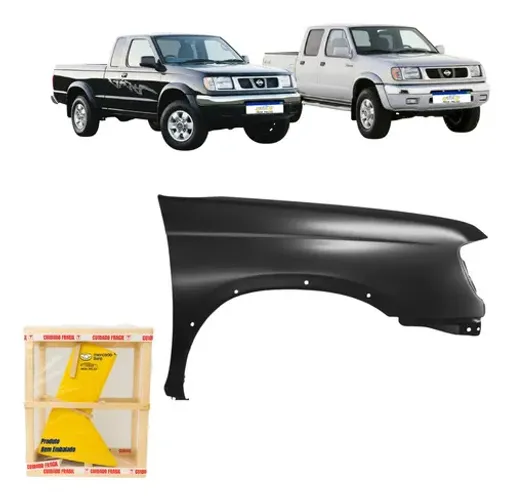 Paralama Direito Nissan Frontier 1998 99 2000 01 2002 C/furo