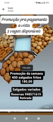 Promoções de kit festa , salgados mini pizza