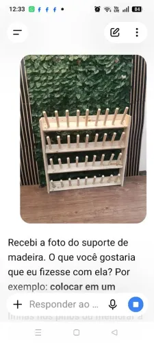 Suporte para tubos de linha