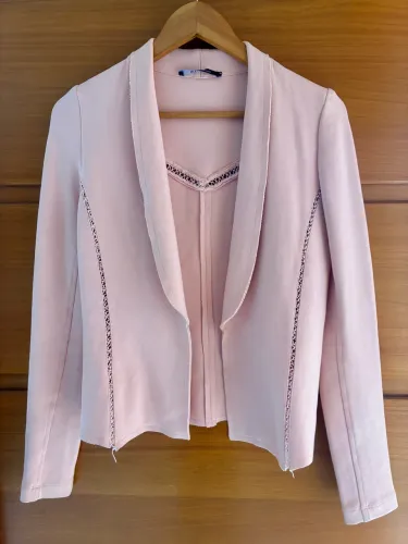 ? Blazer Hit Woman ? TAM P veste 36/38 Cor rosé super elegante