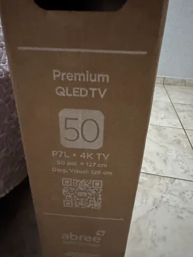 Smart TV 50" TCL 4K UHD QLED 50P7L Google TV 2026