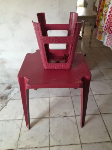 Mesa Banco Plástico Vinho 