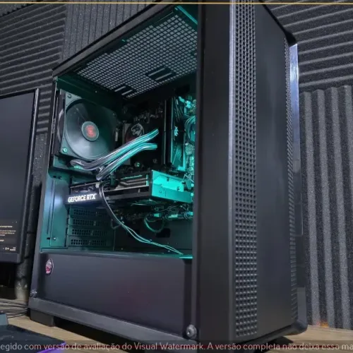 PC Gamer Ryzen 7 5700X3D RTX 4060 Ti 32GB DDR4 3200 SSD 500GB + 1TB B550M DS3H