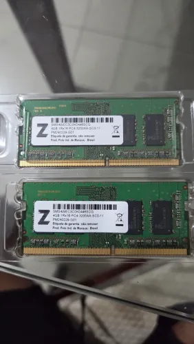 Memória galaxy book 2 ddr4 4gb cada pente.