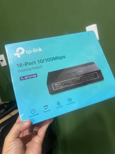 Switch de mesa de 16-Portas 10/100Mbps, TL-SF1016D, Black