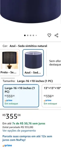 Cupula de abajour decorativo