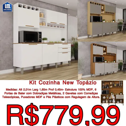 Kit cozinha New Topázio