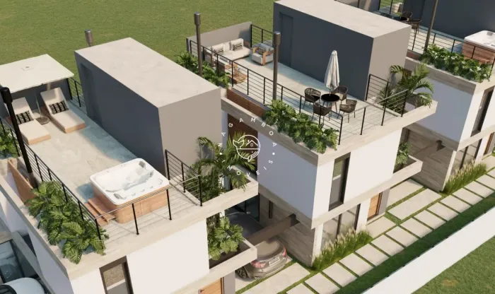 Casa em condomínio em Garopaba  Residencial Villaggio Felicitá Alto padrão, v