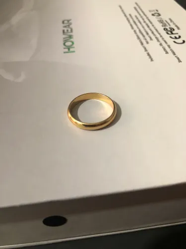 Aliança Rommanel banhada a ouro