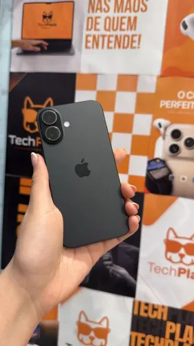 iPhone 16 128GB Preto Seminovo 86% - Retire em loja física na savassi
