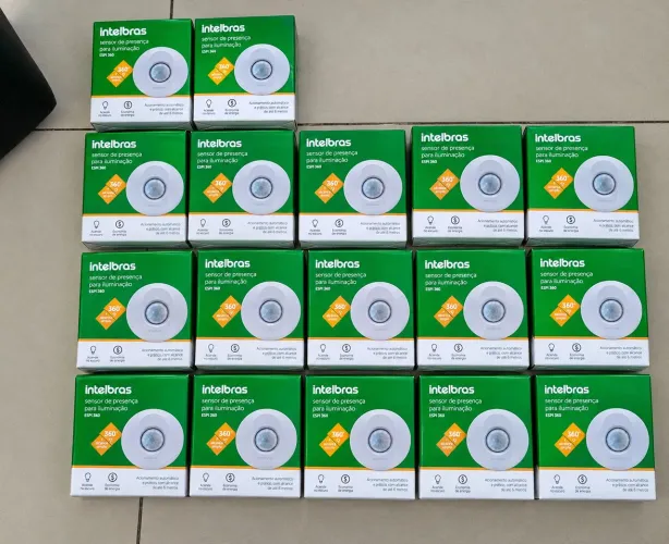 Sensor de Presença Intelbras > (17) unidades