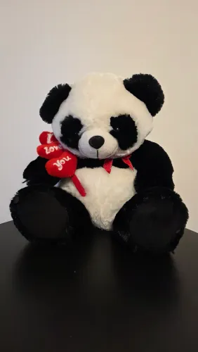 Panda de pelúcia I LOVE YOU
