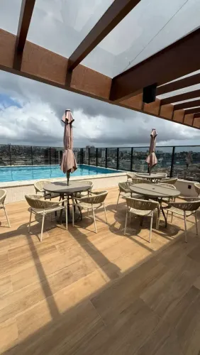 STUDIO COM VARANDA E VISTA MAR - SMART CORSÁRIO